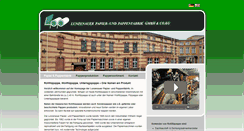 Desktop Screenshot of papier-und-pappenfabrik.de